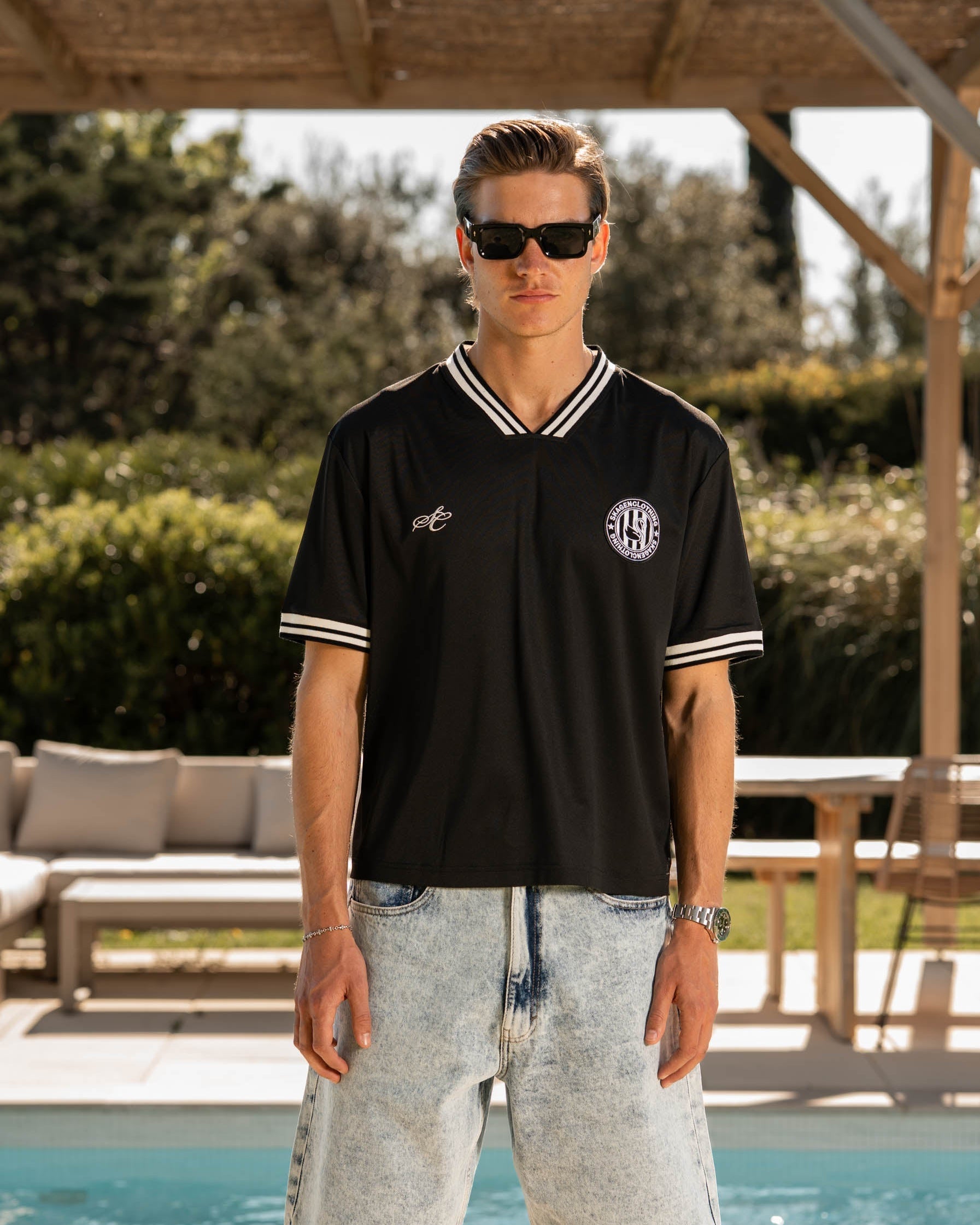 SC Football T-shirt Black